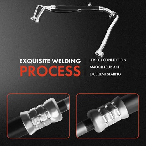 A-Premium A/C Suction and Discharge Line Hose Assembly Compatible with Ford Fusion 2006-2009 2.3L, Mercury Milan 2006-2009 2.3L - Image 5