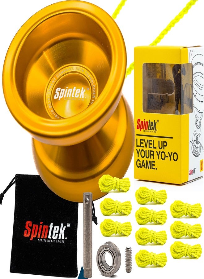 SPINTEK R1 PRO - Ultimate Beginner Metal Responsive & Unresponsive Yoyo (Gold) - Image 1
