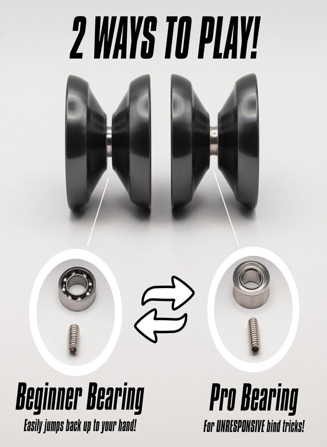 SPINTEK R1 PRO - Ultimate Beginner Metal Responsive & Unresponsive Yoyo (Gold) - Image 3