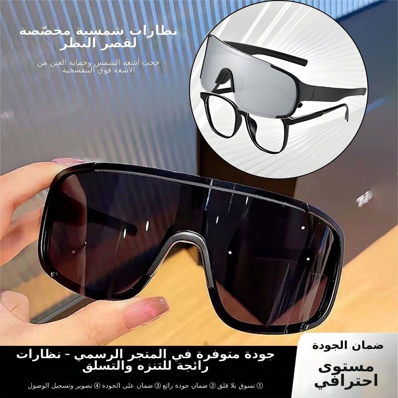 oether New Outdoor Cycling Glasses Over-Glasses for Women Large Frame Sports Sunglasses Riding Hiking Driving - Image 4