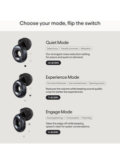 Generic Loop Switch 2 Adjustable Ear Plugs – 3 Noise Relief Modes For Ultimate Control | Flexible Noise Reduction Earplugs For Focus, Travel, Socializing, Festivals & More | 20-26 dB (SNR) Noise Reduction  - Image 5