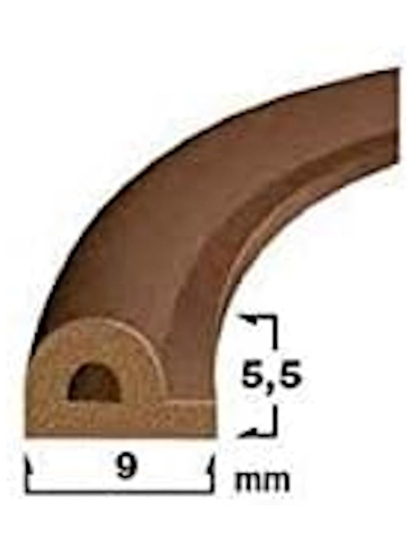 بيورول راكو شريط لاصق ذاتي اللصق للنوافذ والأبواب من بيورول الملف الشخصي P بني 6 متر - PBR6. - Image 3