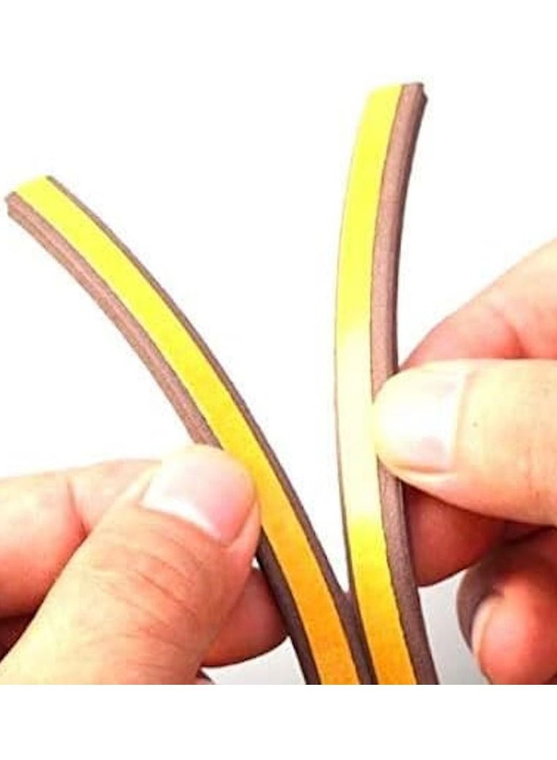 بيورول راكو شريط لاصق ذاتي اللصق للنوافذ والأبواب من بيورول الملف الشخصي P بني 6 متر - PBR6. - Image 2