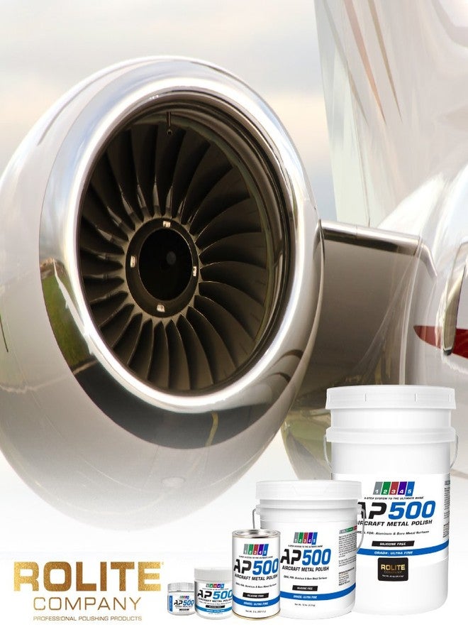 Rolite AP50045z Model AP500 Aircraft Metal Polish, 4.5 oz, Ultra Fine Polish for Airplane Aluminum & Bare Metal Surfaces, Removes Scratches, Professional Aircraft Metal Detailing - Image 2
