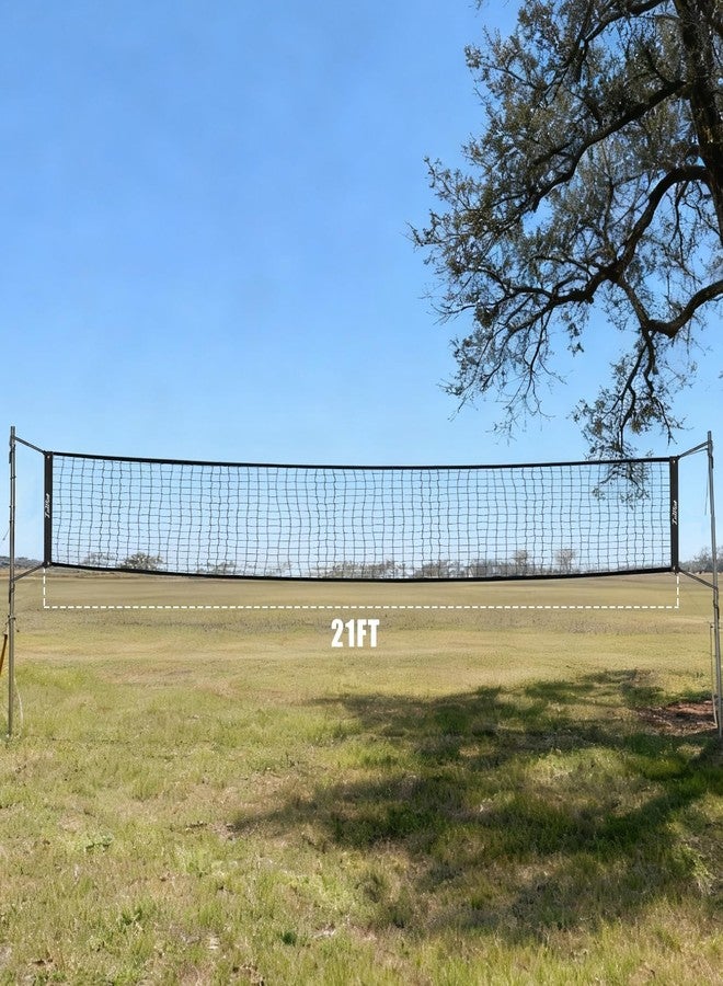 Luwint 21ft Volleyball Net for Backyard, Replacement Net for Volleyball, Pickleball, Badminton - Image 3