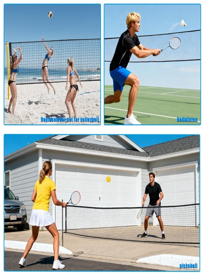 Luwint 21ft Volleyball Net for Backyard, Replacement Net for Volleyball, Pickleball, Badminton - Image 4