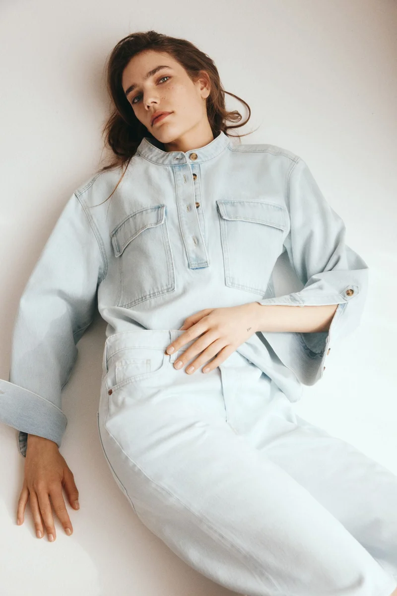 H&M High Knee Denim shorts