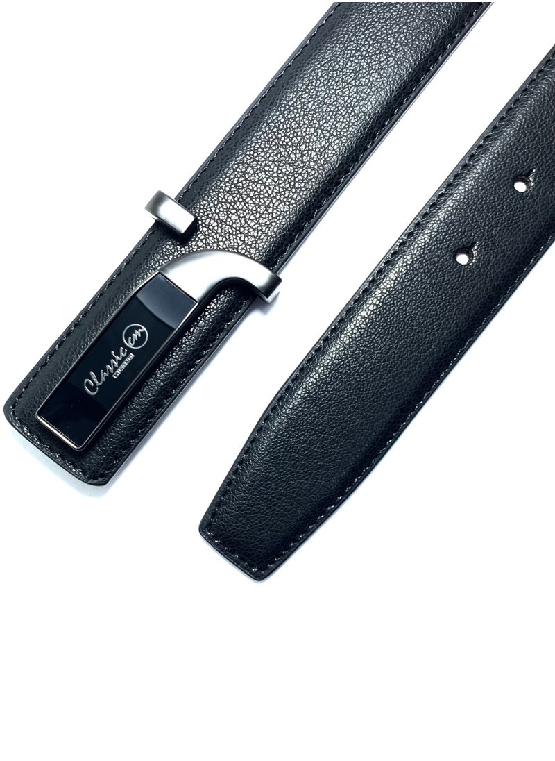 Classic Milano Men’s Leather Belt for men Fashion Belt Ratchet Dress Belts for men with Profile Plate Buckle for Mens Belt Enclosed in an Elegant Gift Box (Black) by Milano Leather - pzsku/Z236E48B73F04882C14EBZ/45/_/1691482000/b6eaa40f-0adb-49b0-9f83-43675cd6620d