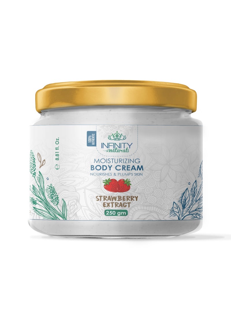 Infinity Moisturizing Body Cream Strawberry Extract  - Image 1