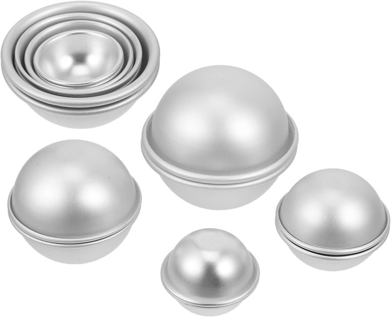 16pcs Multi-use Metal Bath Bomb Molds Sphere Shape Soap Crafting Kit for DIY Bath Salt Balls, Soap Making Supplies for Handmade Spa and Relaxation - Image 1