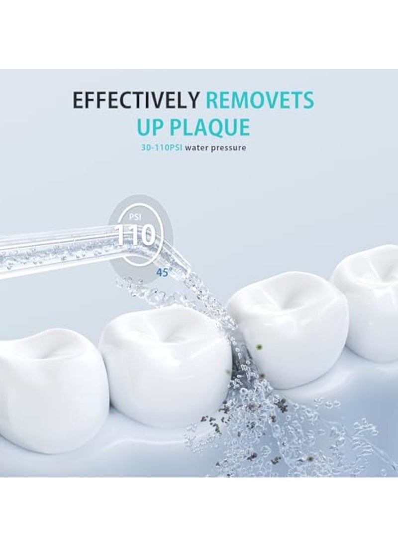 Apexll Cordless Water Flosser – Rechargeable Oral Irrigator with 4 Modes & 9 Intensity Levels, 300ML BPA-Free Tank, Long Battery Life, IPX7 Waterproof, Ideal for Deep Teeth Cleaning  - Image 4