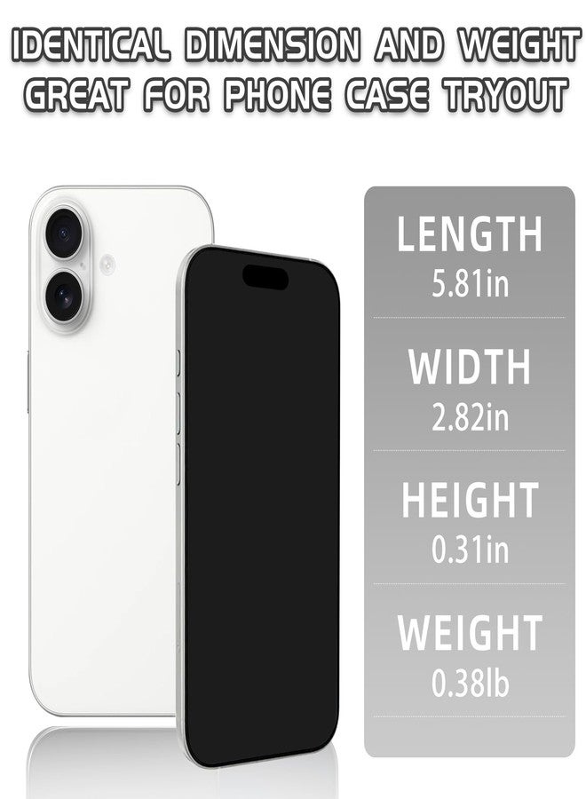 Faawxlo Fake Phone Dummy PropPhone, BlackScreen Decoy PhonePear PhoneNon-Working Phone17Air 17Pro Max, DisplayPhone Look Like Real Phonepro max 17 Silver (17,White,Black Screen) Prop Mobile Phone - Image 2