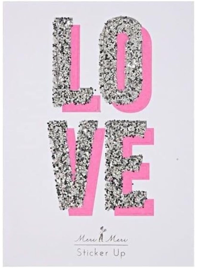 Glitter Love Stickers