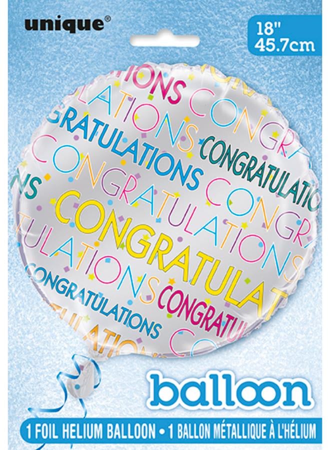 Unique Bright Star Congratulations Foil Balloon 18" - Image 2
