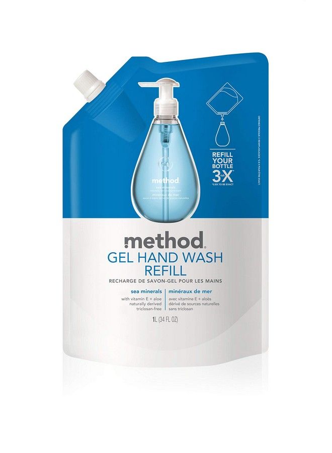 Method Gel Hand Soap Refill Sea Minerals34 Fl Oz (Pack Of 3) - Image 3