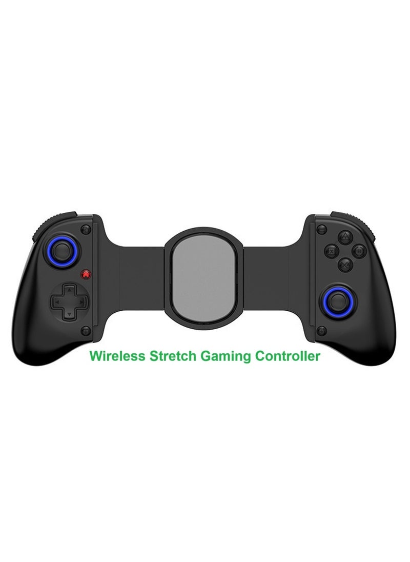 Generic Hardcore Gamer Wireless Gamepad D11 Stretch Bluetooth Gaming Controller Hall Linear Trigger 3D Joystick Dual Motor Vibration Turbo Burst Function Support Android iOS PC Switch Black  - Image 1