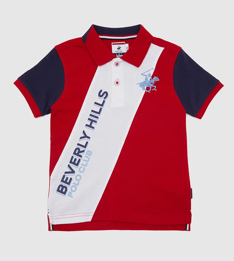 BEVERLY HILLS POLO CLUB Polo shirt with brand logo