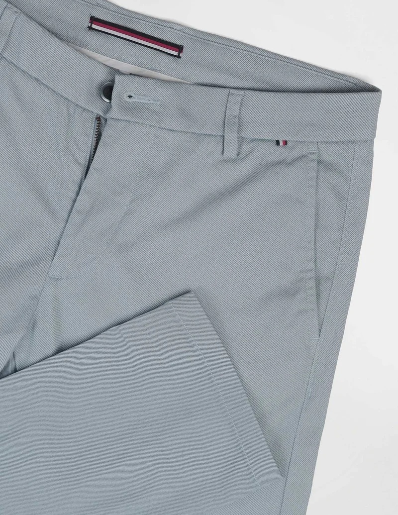 Arrow Blue Solid Smart Flex Trousers for Men | Best Price UAE