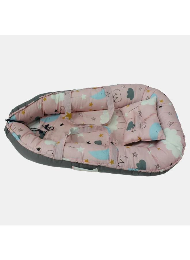 Kiddy Baby Nest – Rose with Clouds - Image 1