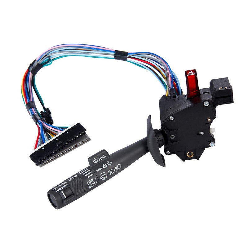 MultiFunction Combination Switch Gray for 19952002 Chevy Tahoe S10 GMC C1500 K1500 Suburban Yukon More Replaces 2330814 26100985 26036312 Turn Signal Wiper Hazard Switch Cruise Control