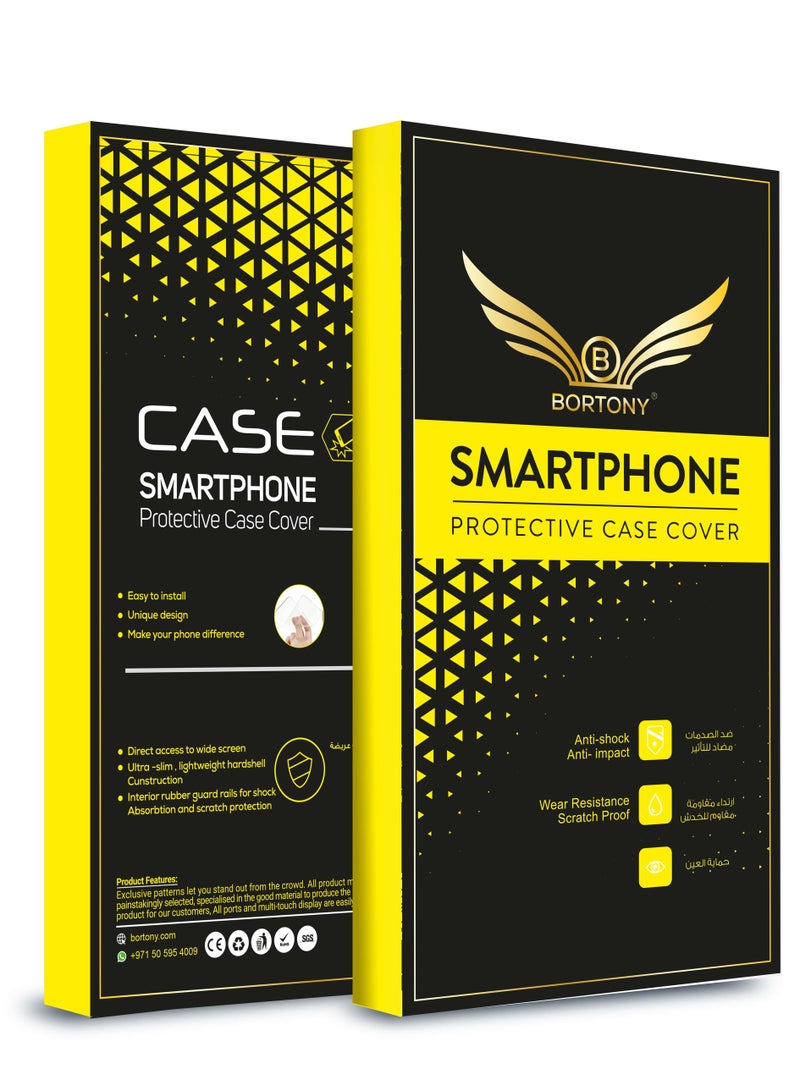 BORTONY Protective Case Cover With Finger Grip Stand For Samsung Galaxy A22 - Image 4