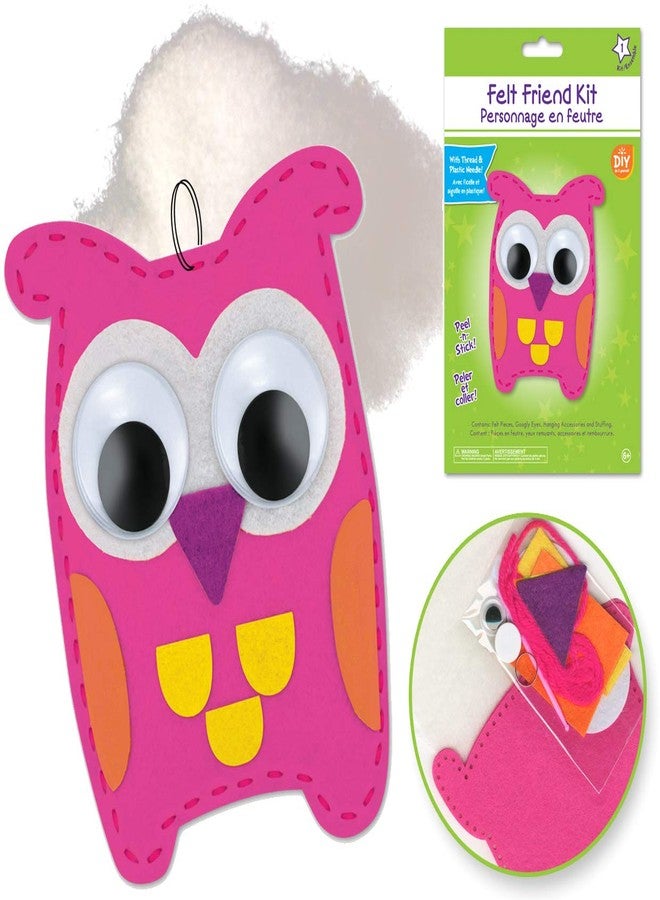 AoneFun Felt Animal Kit My First Sewing Kit for Kids 6-7 Learn to Sew Kits for Girls Kids Sewing Kit Felt Animals Kit Kids Sewing Kits for Beginners Girls Age 6 Sewing Kits for Kids Learn to Sew Kit for Girls - Image 1