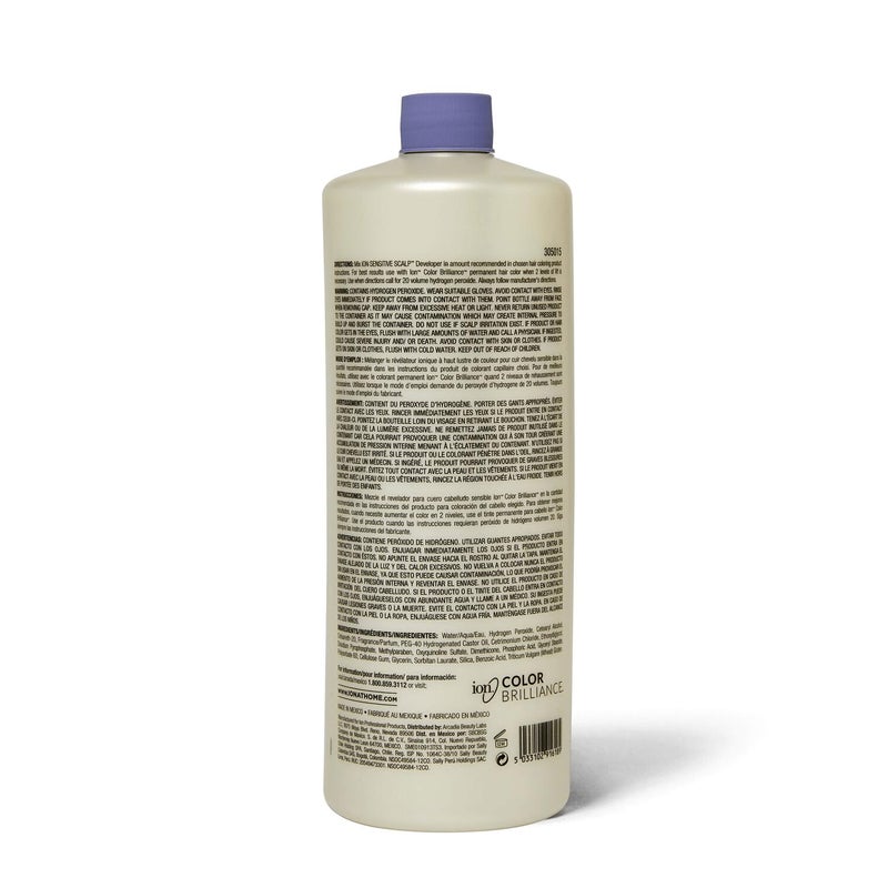 Ion Sensitive Scalp 20 Volume Creme Developer 32 Oz - Image 2
