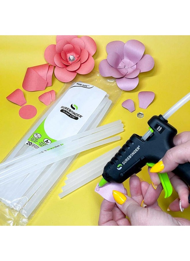 Surebonder - Mini-Size 10-Inch Hot Glue Sticks, 20-Pack - All-Temp Adhesive For Crafts, Diy, And Repairs - Fits Mini Glue Guns - Image 1