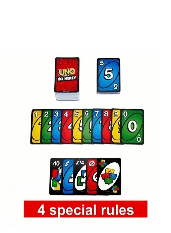 Mattel Games Em No  Card Game - New Party Table Family Entertainment UNO Games - Are Wild for 2-10 Players, 7+Years Old - Image 3