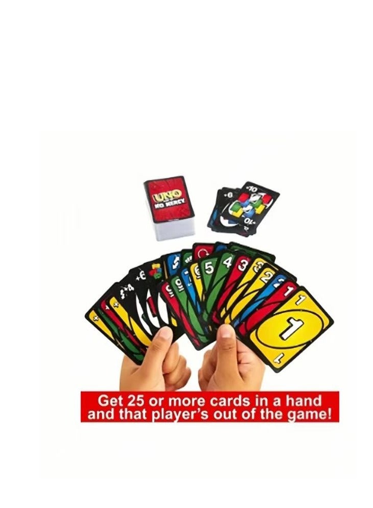 Mattel Games Em No  Card Game - New Party Table Family Entertainment UNO Games - Are Wild for 2-10 Players, 7+Years Old - Image 4