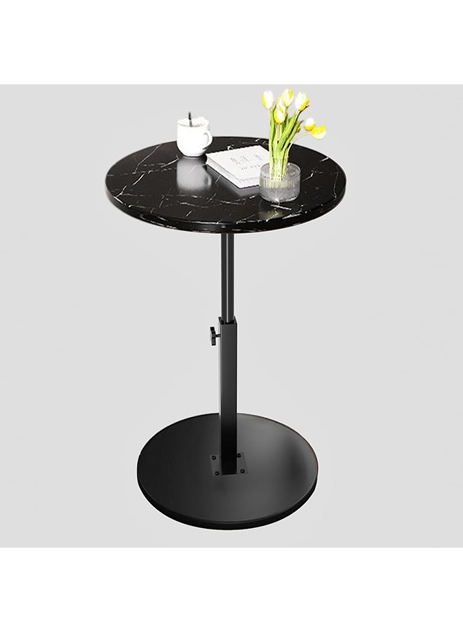 XiuWoo Adjustable Side Table, Round End Table, Small Bedside Table, Mid Century Modern Nightstand for Living Room, Bedroom, Corners and Office - Image 3