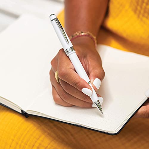 Cross Bailey Light Refillable Fountain Presented in a Everyday Gift Box - Medium Point, Black Ink, Polished Gray - Image 5