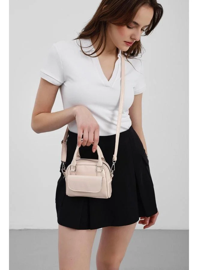 Nala Mini Retro Crossbody Bag Powder Pink