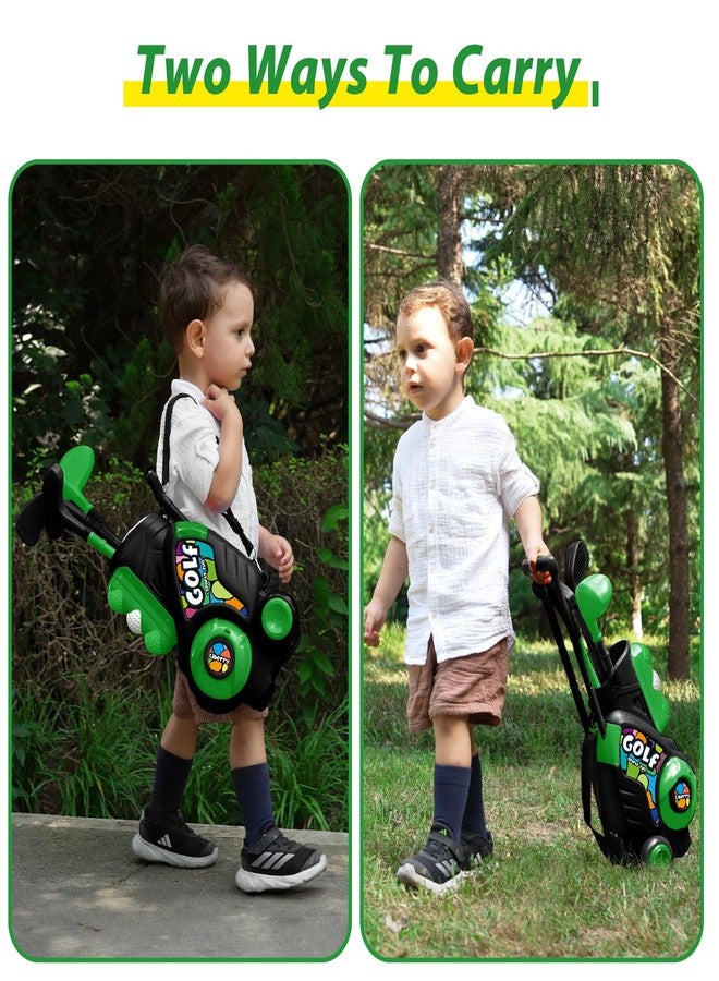 Liberry Toddler Golf Set for Age 2 3 4 Boys Girls, Upgraded Kids Golf Cart with Putting Mat & Board, Outdoor Indoor Sports Toys for Birthday, Black - Image 4