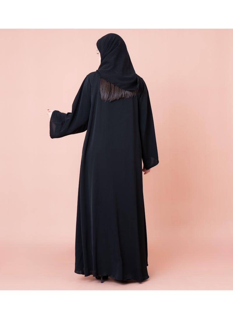 اكسا عباية عربية تفاصيل امامية - Image 2