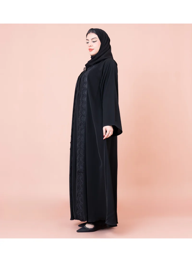 IKKXA Front Details Arabian Abaya