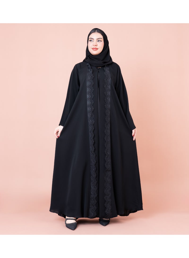 اكسا عباية عربية تفاصيل امامية - Image 1