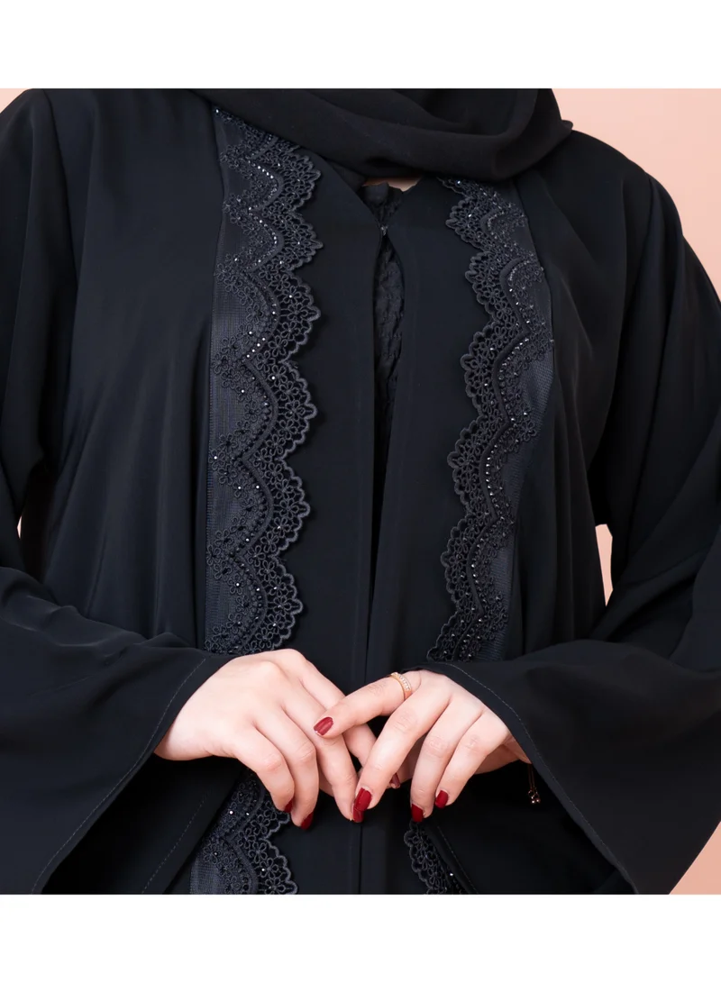 IKKXA Front Details Arabian Abaya