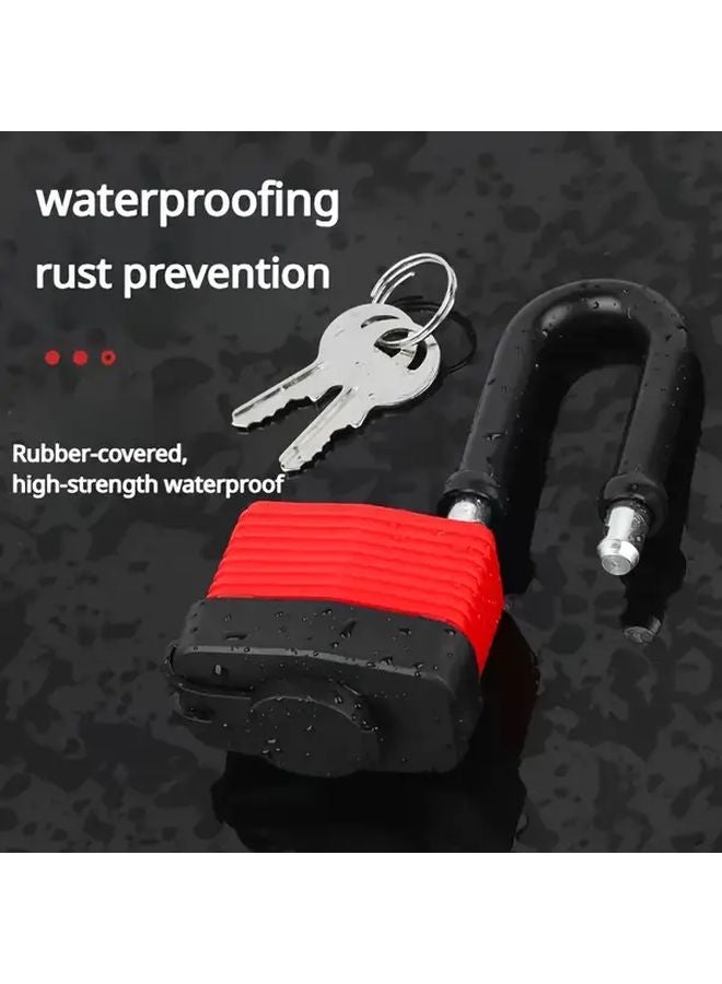 Heavy Duty Waterproof Padlock 79 2mm Laminated Steel Weather Resistant Outdoor Security Lock - Image 2