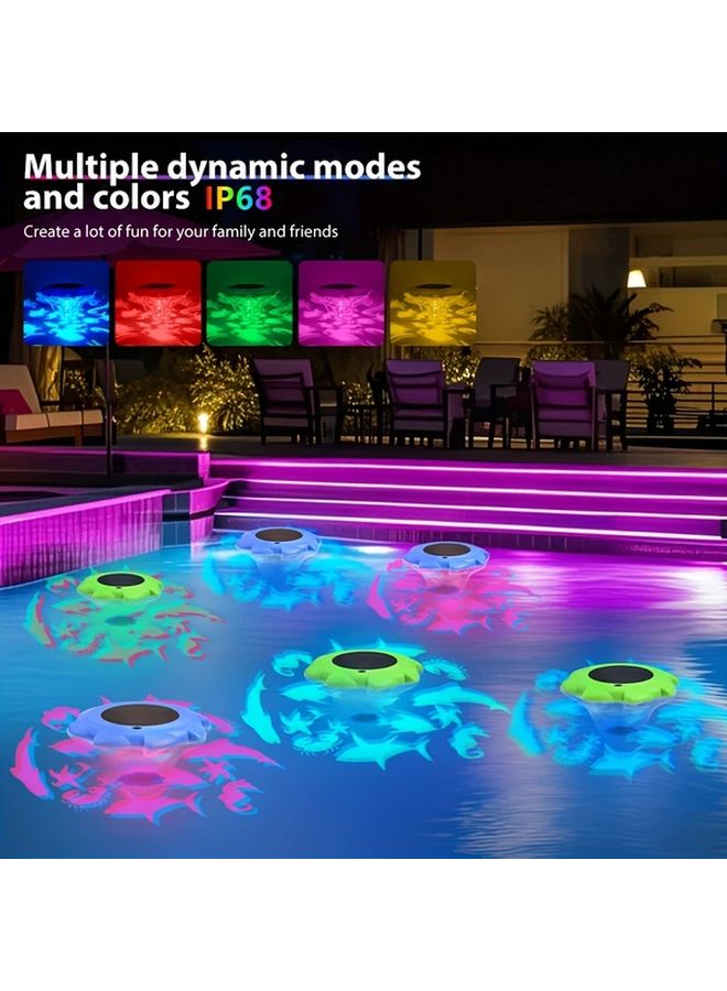 Solar Floating Pool Light LED Color Changing Fountain Green IP68 Decoration - Image 5
