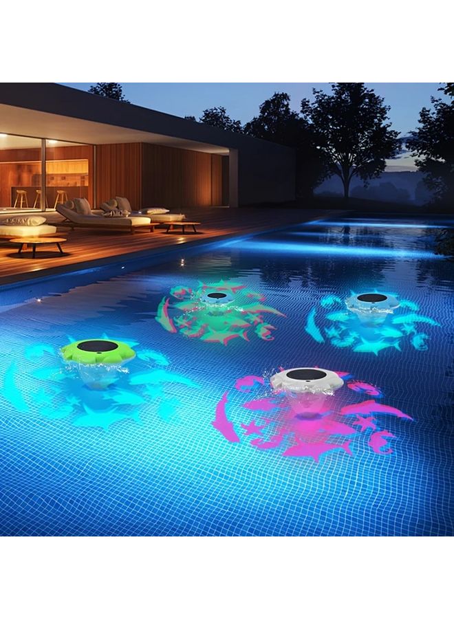 Solar Floating Pool Light LED Color Changing Fountain Green IP68 Decoration - Image 2