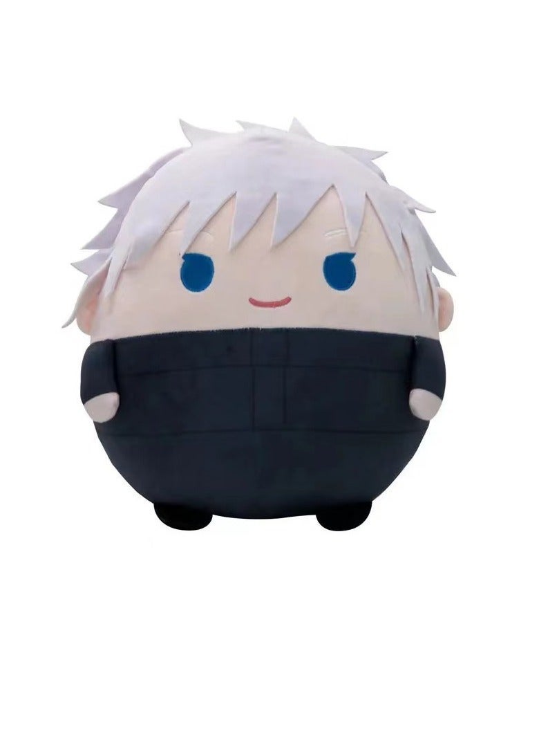 general Man Creative Q version Jujutsu Kaisen surrounding Gojo Satoru plush toy pillow home decoration (30cm) - Image 1