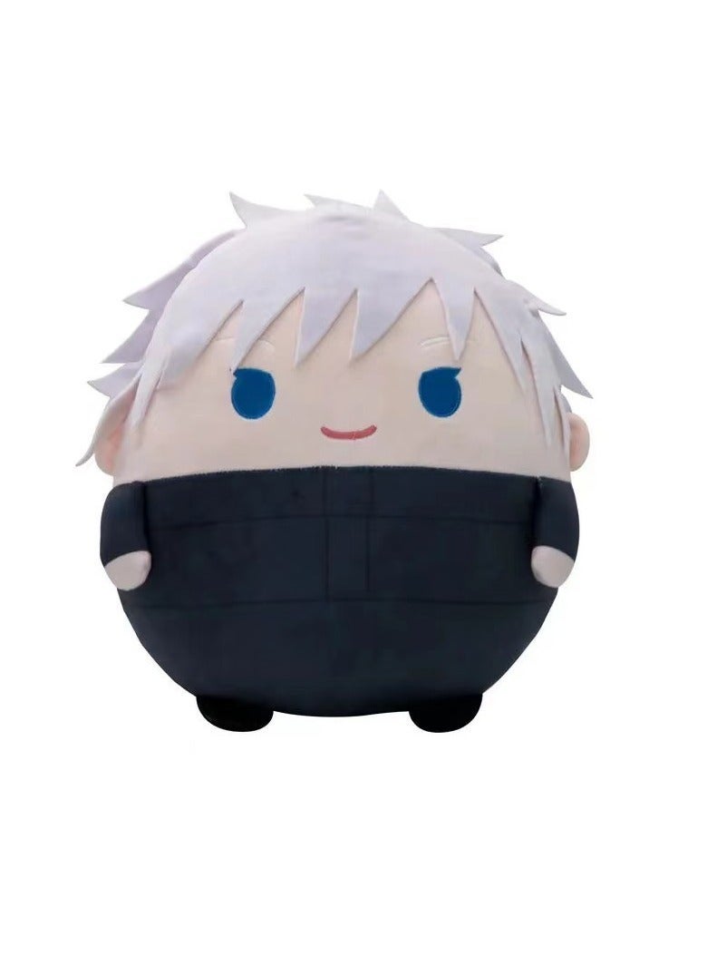 general Man Creative Q version Jujutsu Kaisen surrounding Gojo Satoru plush toy pillow home decoration (30cm) - Image 2