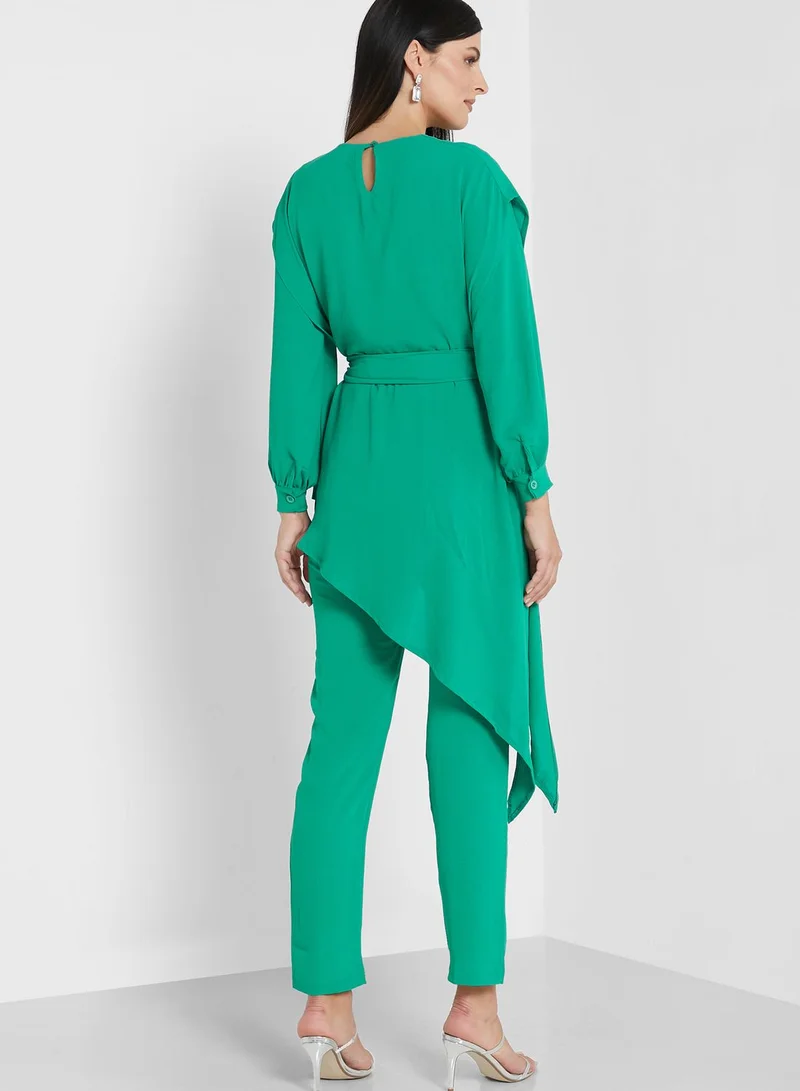 Khizana Solid Pants Set