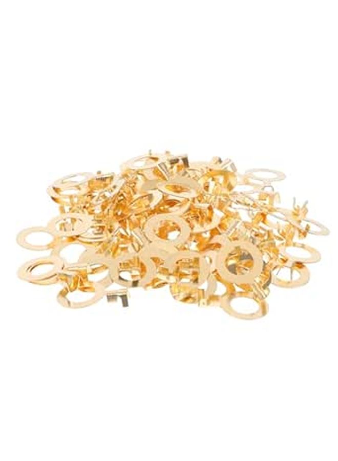 Beaupretty M10 عروات سلك نحاسي، مجموعة أطراف حلقية 100 قطعة للتطبيقات الكهربائية والسيارات - Image 1