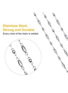 Jovitec Lanyard Id Badge Holder Necklace With Id Hook And Inspirational Pendant (Silver)  - Image 4