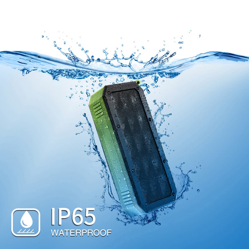 Outdoor BT Speaker Multi-Functional Wirelessly Portable TF Card AUX Input MP3 Player IP65 Waterproof Rechargeable Mini Loudspeaker Box - Image 5