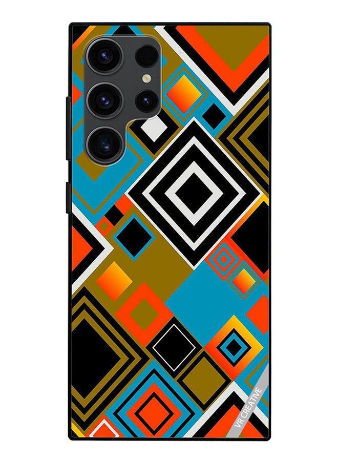 VR CREATIVE Protective Case Cover For Samsung Galaxy S23 Ultra 5G Texture Design Multicolour - Image 1