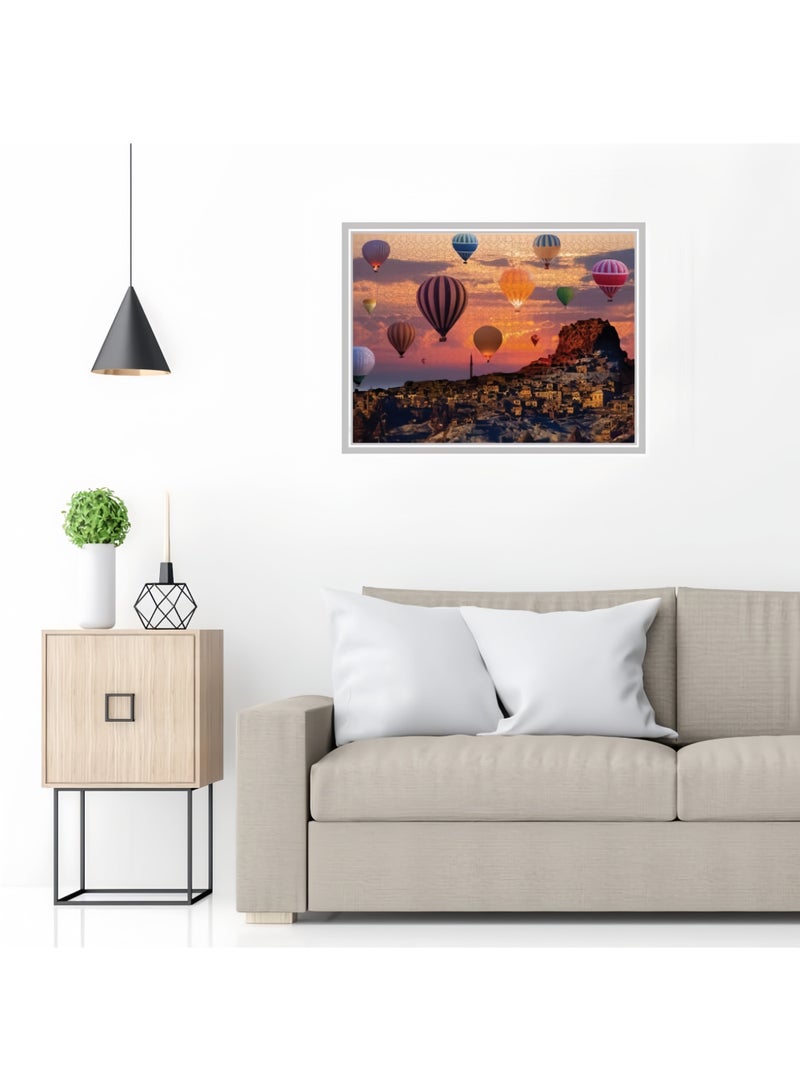 1000-Piece Colorful Landscape Jigsaw Puzzle - Brain-Enhancing Art Challenge - Image 4