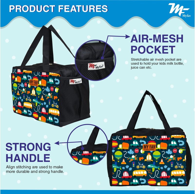 Myfav MY FAV Baby Diaper Bag for Mothers | Durable Nursing Maternity Diaper Tote Backpack | Multifunctional Adjustable Spacious Shoulder Strap | Travel Bag/Mamas Bags - Image 4